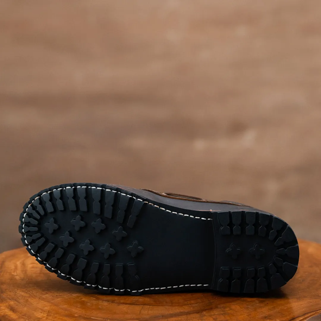 Voyager Boat Shoes (Vintage Brown) Goodyear Welted sold by Craft and Glory product image thumbnail 5