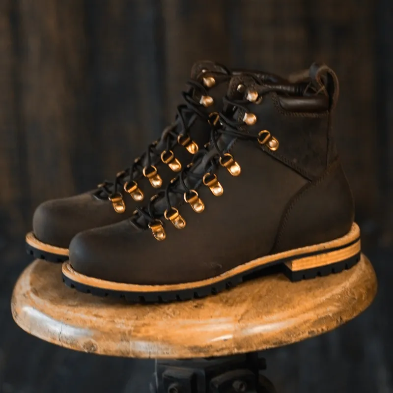 Women Hike Boots (Vintage Brown) Goodyear Welted sold by Craft and Glory