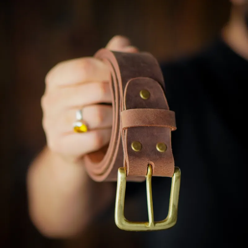 Heritage Belt (Vintage Brown) sold by Craft and Glory