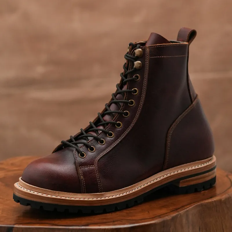 Monkey Explorer Boots 6" (Saddle Tan) Goodyear Welted sold by Craft and Glory