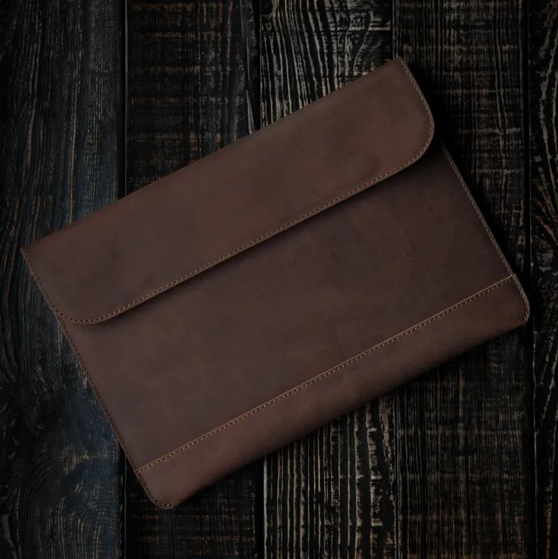 Austin Laptop Sleeve (Vintage Brown) sold by Craft and Glory