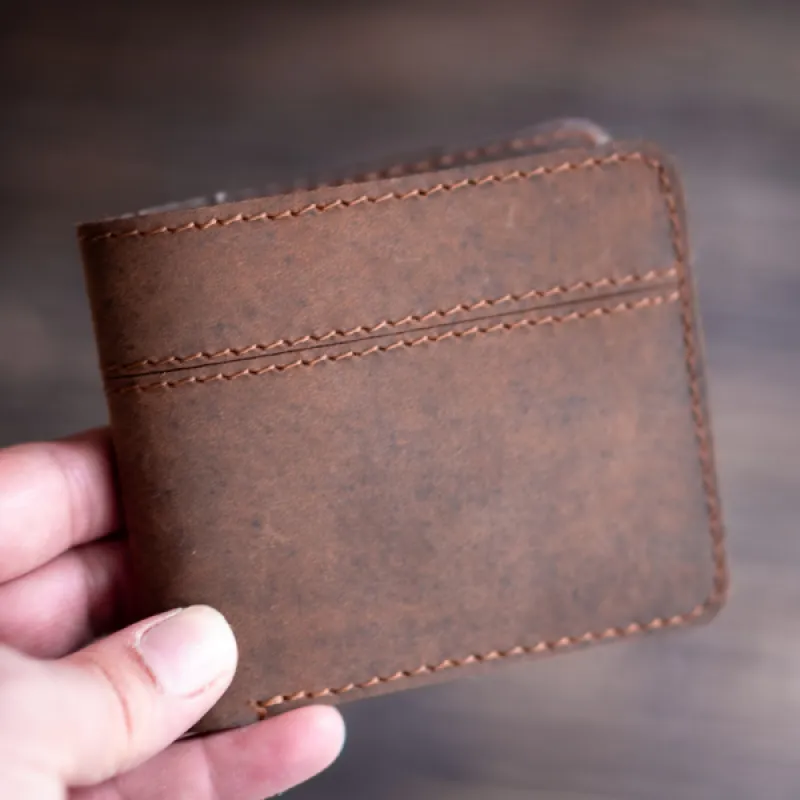 Boston Wallet (Vintage Brown) made by Craft and Glory