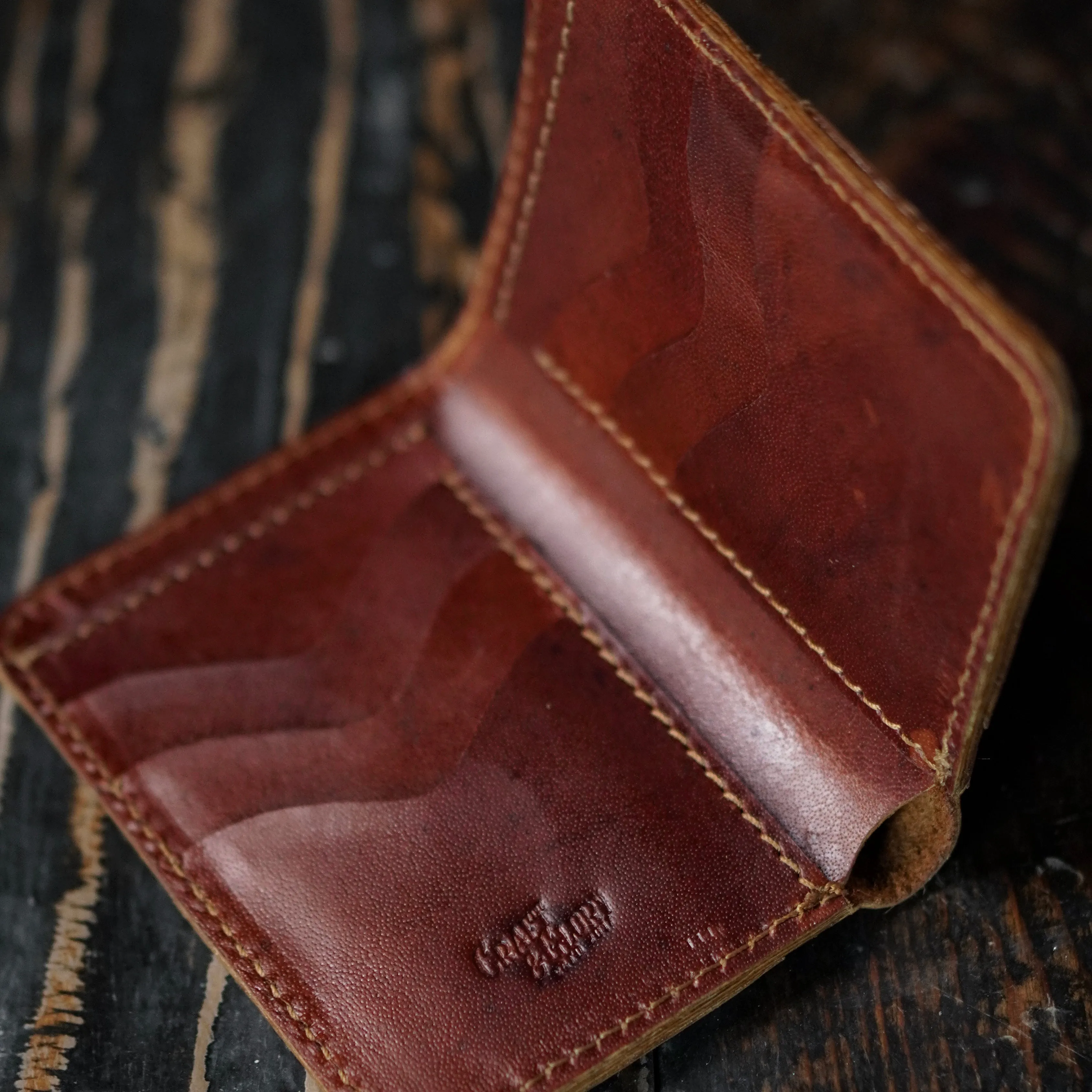 Countryman Vertical Wallet (Saddle Tan) sold by Craft and Glory product image thumbnail 5