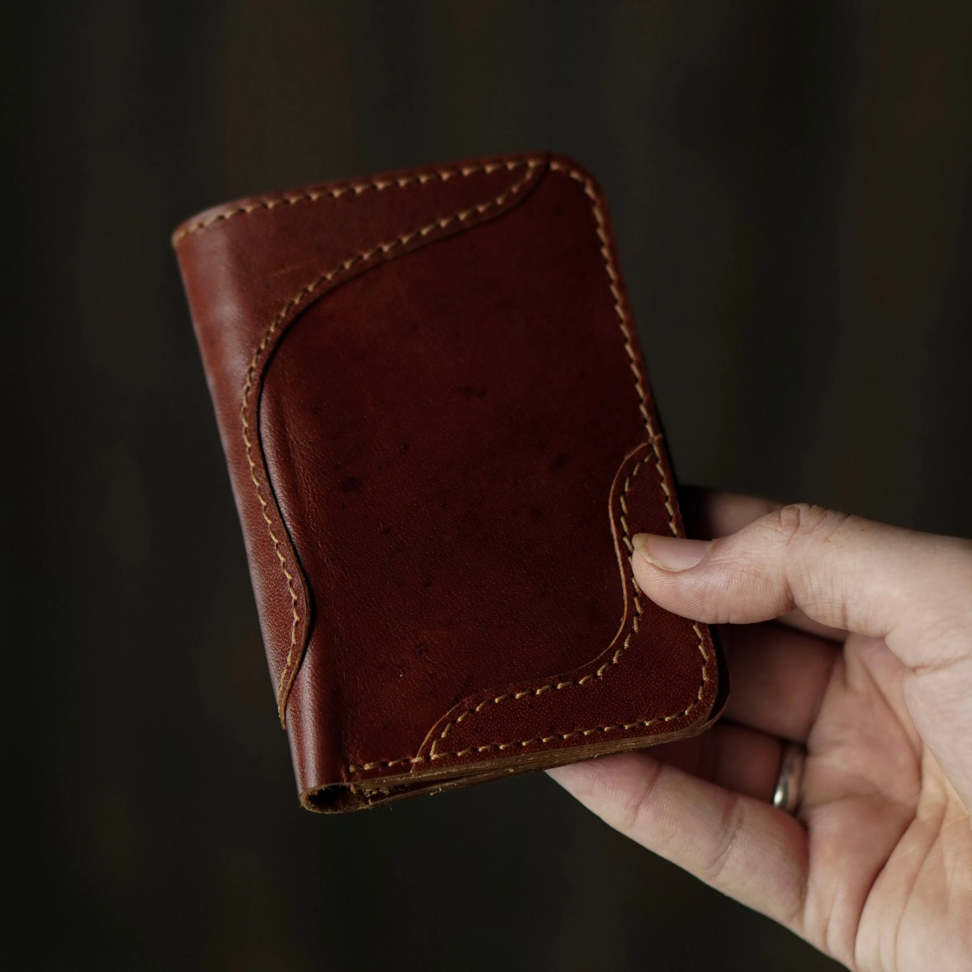 Countryman Vertical Wallet (Saddle Tan) sold by Craft and Glory
