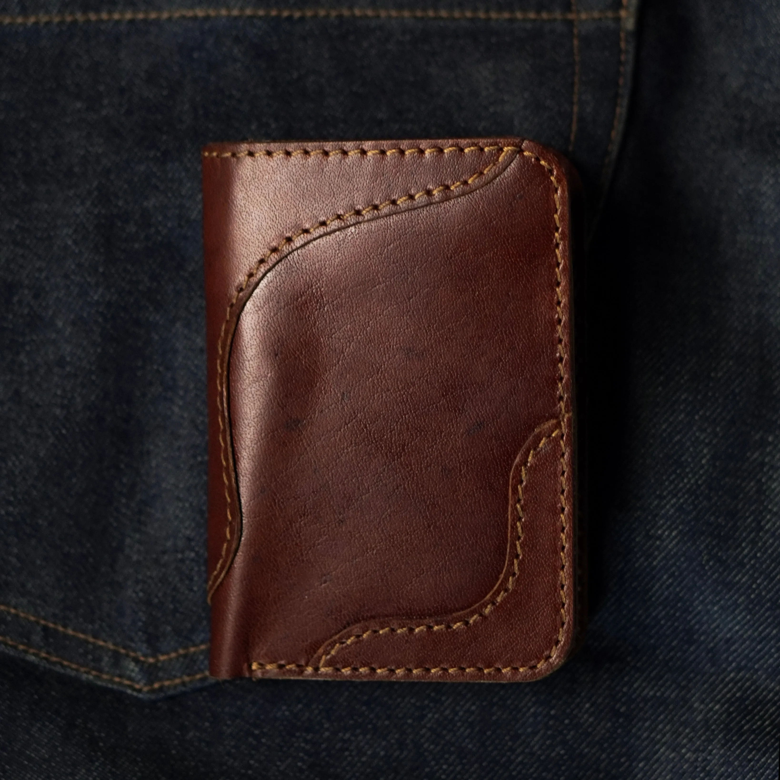 Countryman Vertical Wallet (Saddle Tan) sold by Craft and Glory product image thumbnail 4