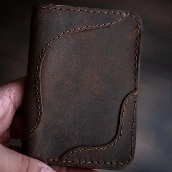 Countryman Vertical Wallet (Vintage Brown) sold by Craft and Glory product image thumbnail 5
