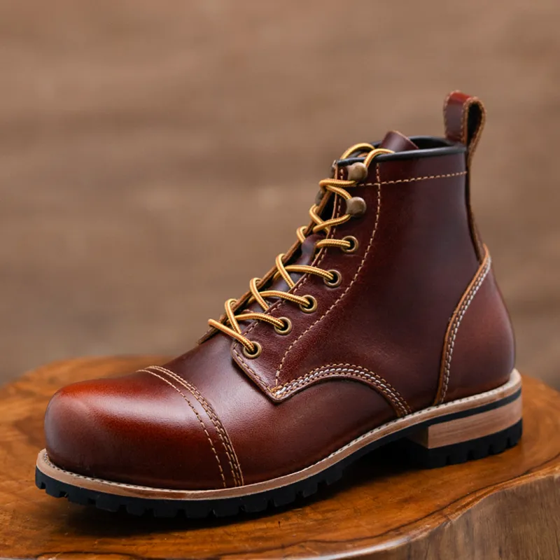 Ranger Boots 6" (Saddle Tan) Goodyear Welted sold by Craft and Glory