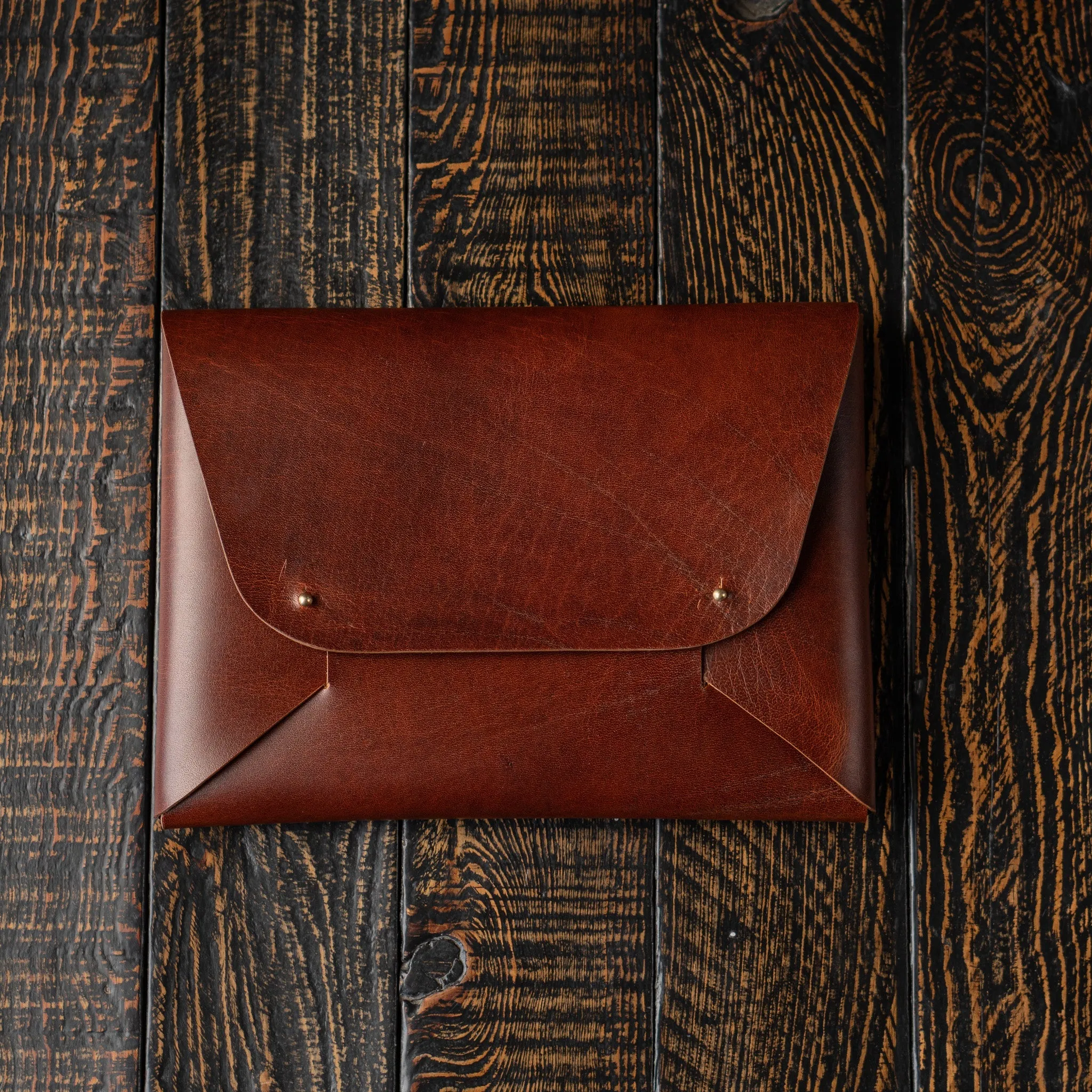 Minimal Laptop Sleeve (Saddle Tan) sold by Craft and Glory product image thumbnail 5