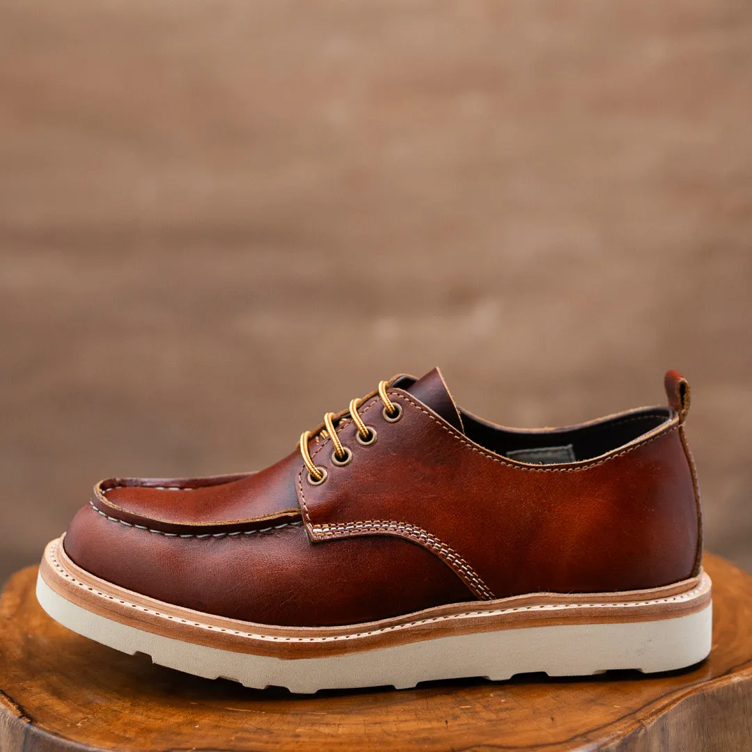 Moc-Toe Shoes (Saddle Tan) Goodyear Welted sold by Craft and Glory product image thumbnail 4