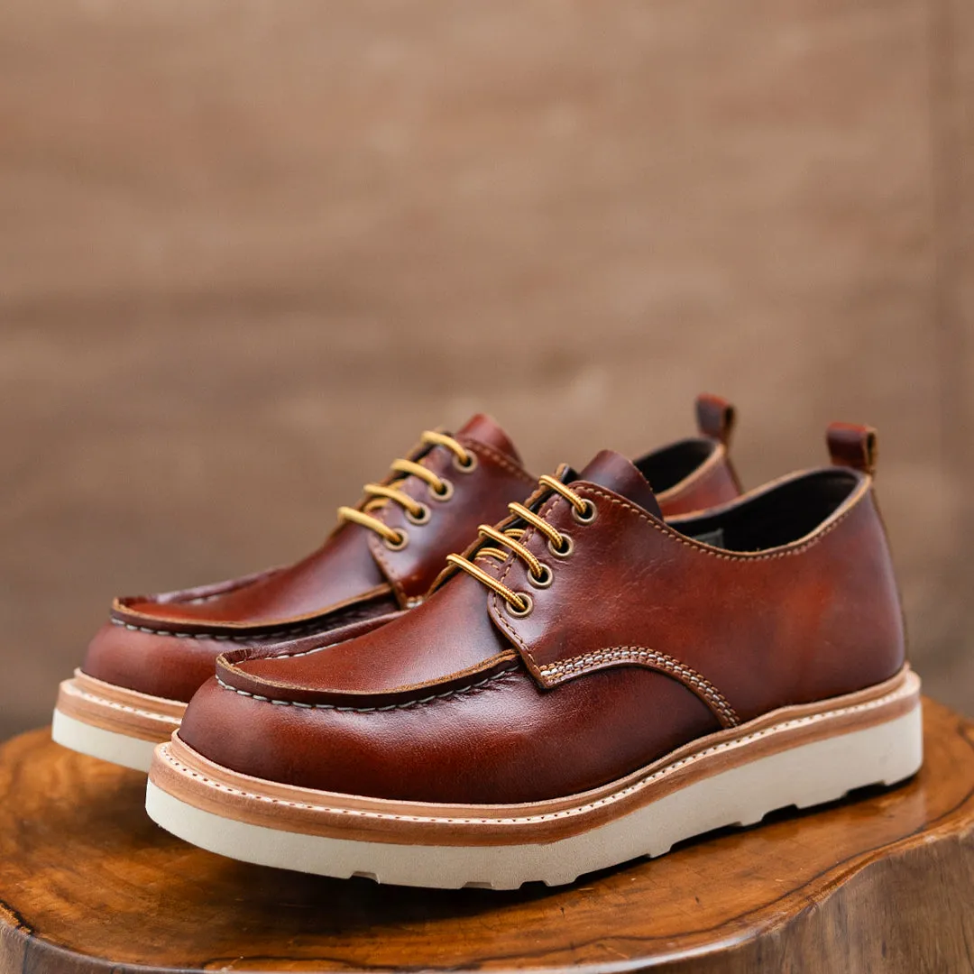 Moc-Toe Shoes (Saddle Tan) Goodyear Welted sold by Craft and Glory product image thumbnail 2