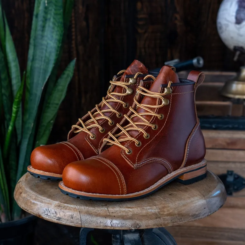 Women Ranger Boots (Saddle Tan) Goodyear Welted sold by Craft and Glory