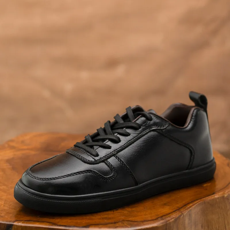 Brooklyn Low Top Sneakers (Raven Black) sold by Craft and Glory