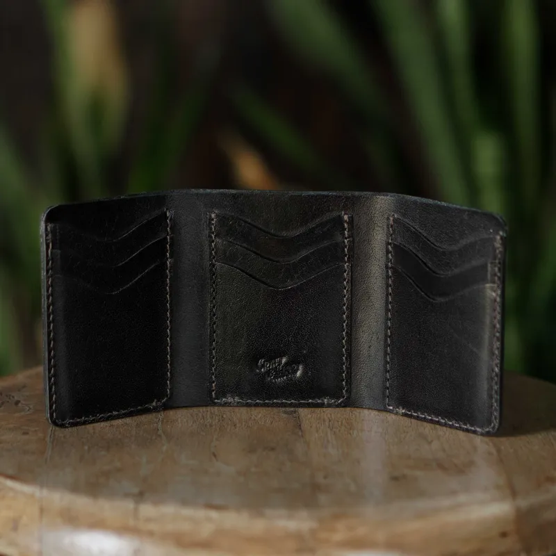 Legacy Trifold Wallet (Raven Black) sold by Craft and Glory