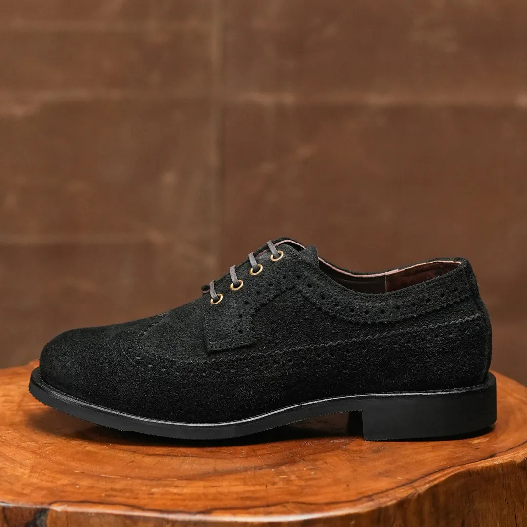 Sterling Brogue Shoes (Grizzly Black) Goodyear Welted sold by Craft and Glory product image thumbnail 4