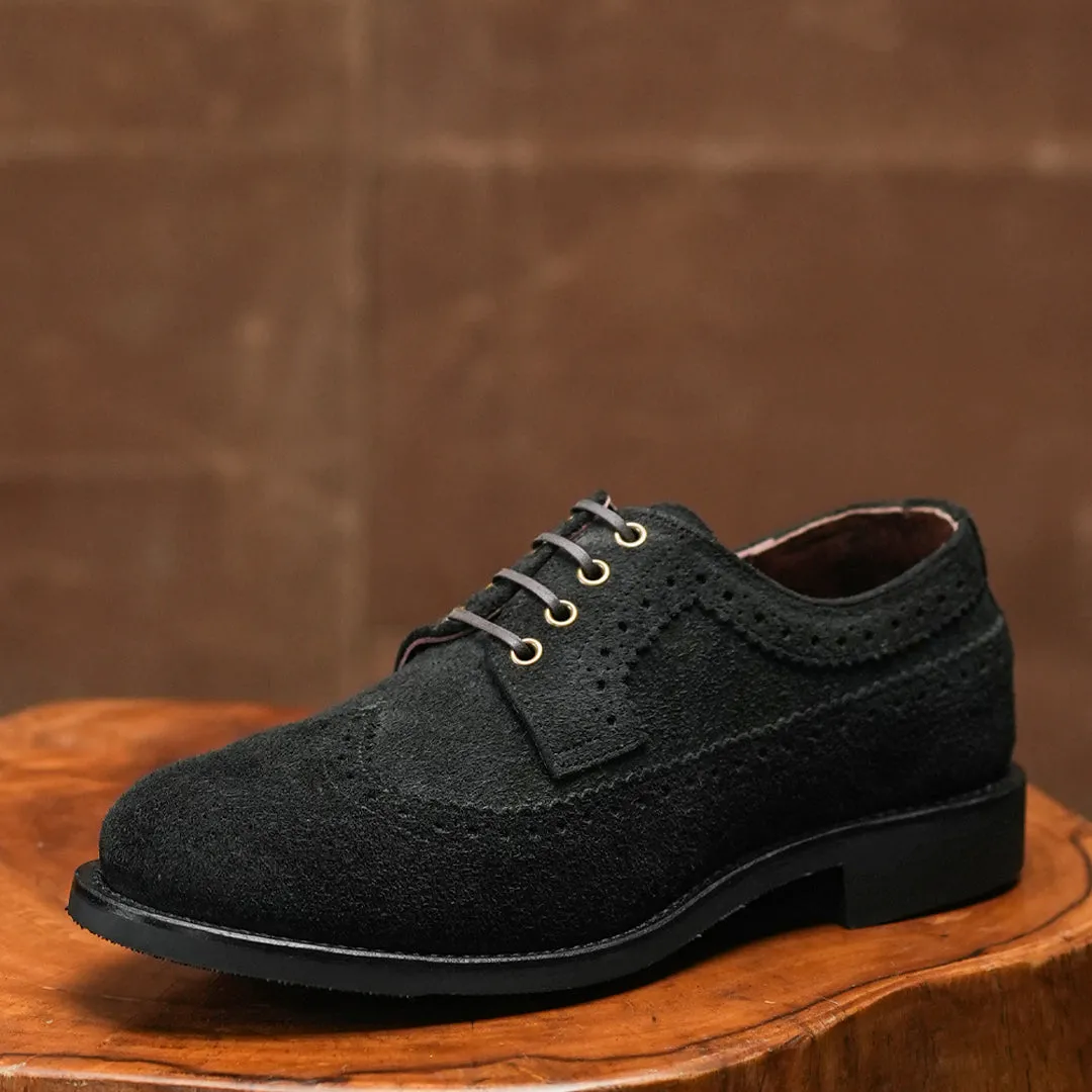 Sterling Brogue Shoes (Grizzly Black) Goodyear Welted sold by Craft and Glory product image thumbnail 3