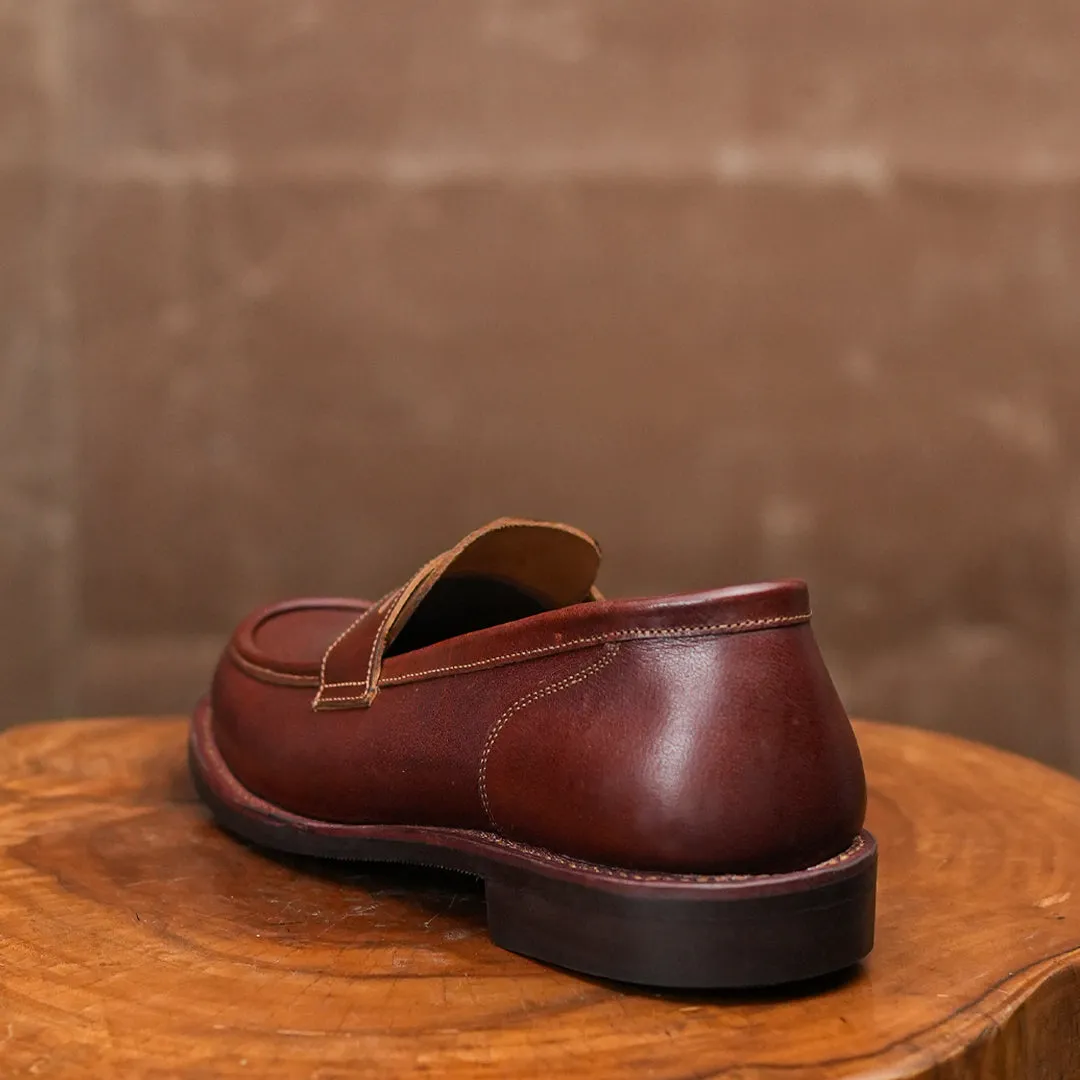Oslo Penny 2.0 Loafers (Saddle Tan) Goodyear Welted sold by Craft and Glory product image thumbnail 5