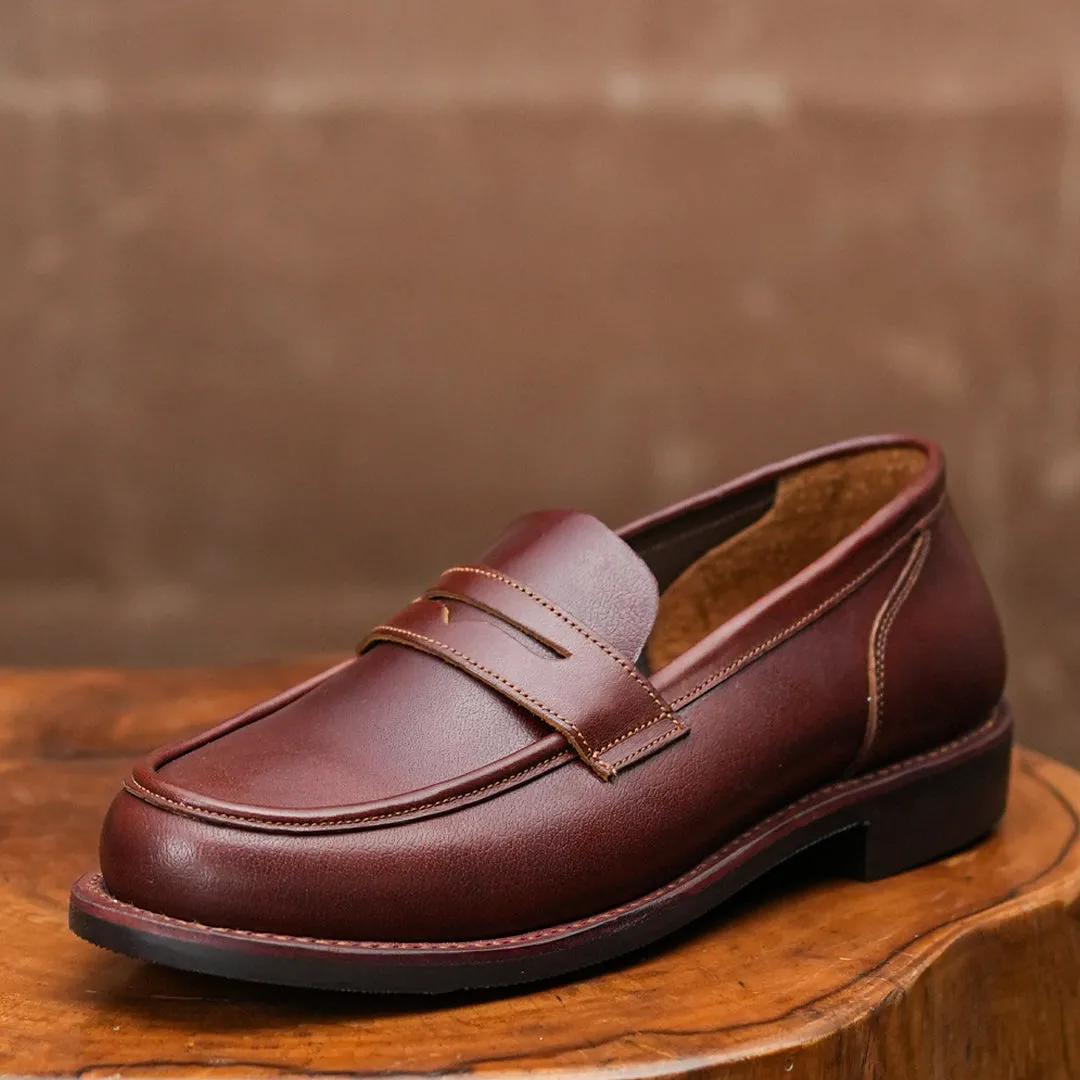 Oslo Penny 2.0 Loafers (Saddle Tan) Goodyear Welted sold by Craft and Glory product image thumbnail 3