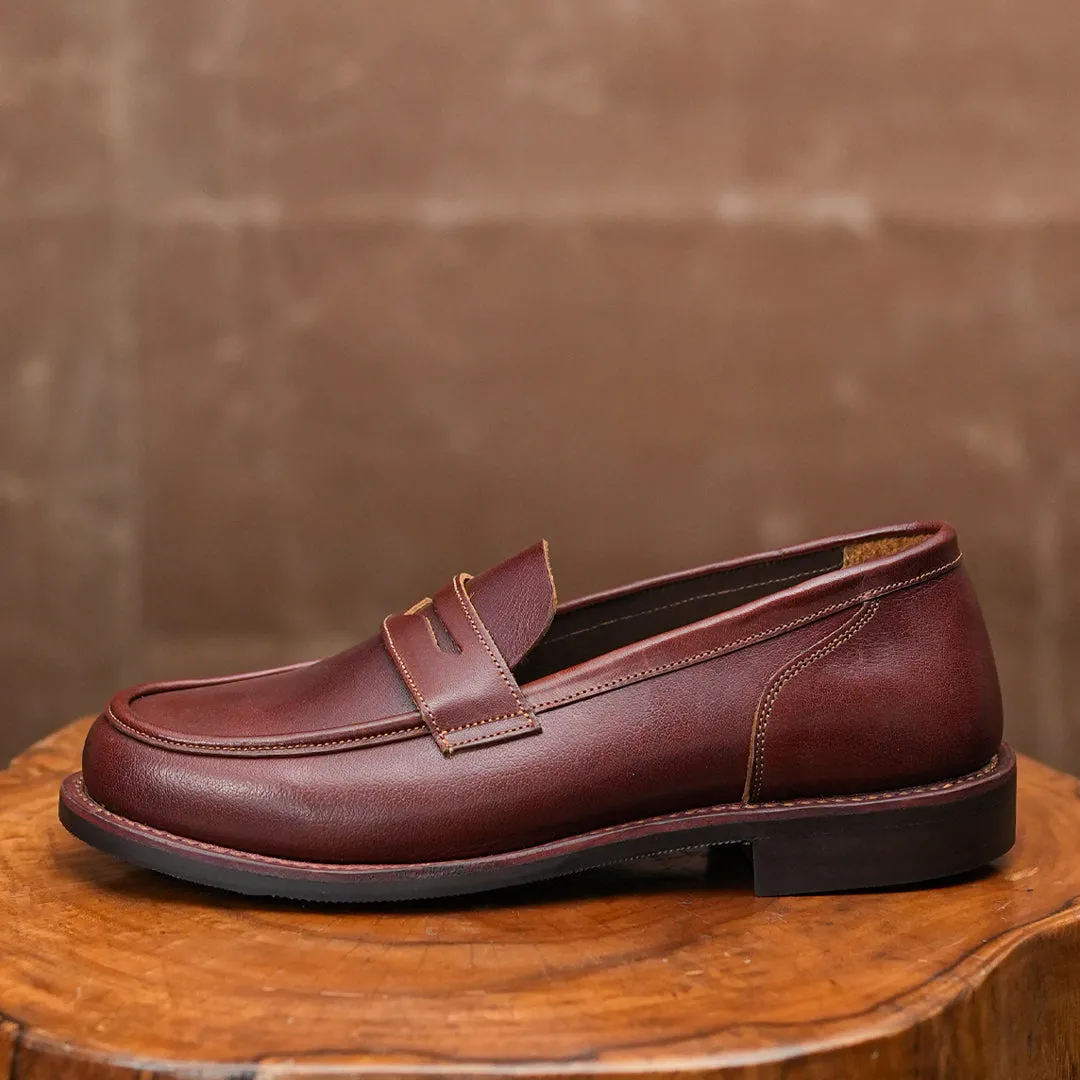 Oslo Penny 2.0 Loafers (Saddle Tan) Goodyear Welted sold by Craft and Glory product image thumbnail 4