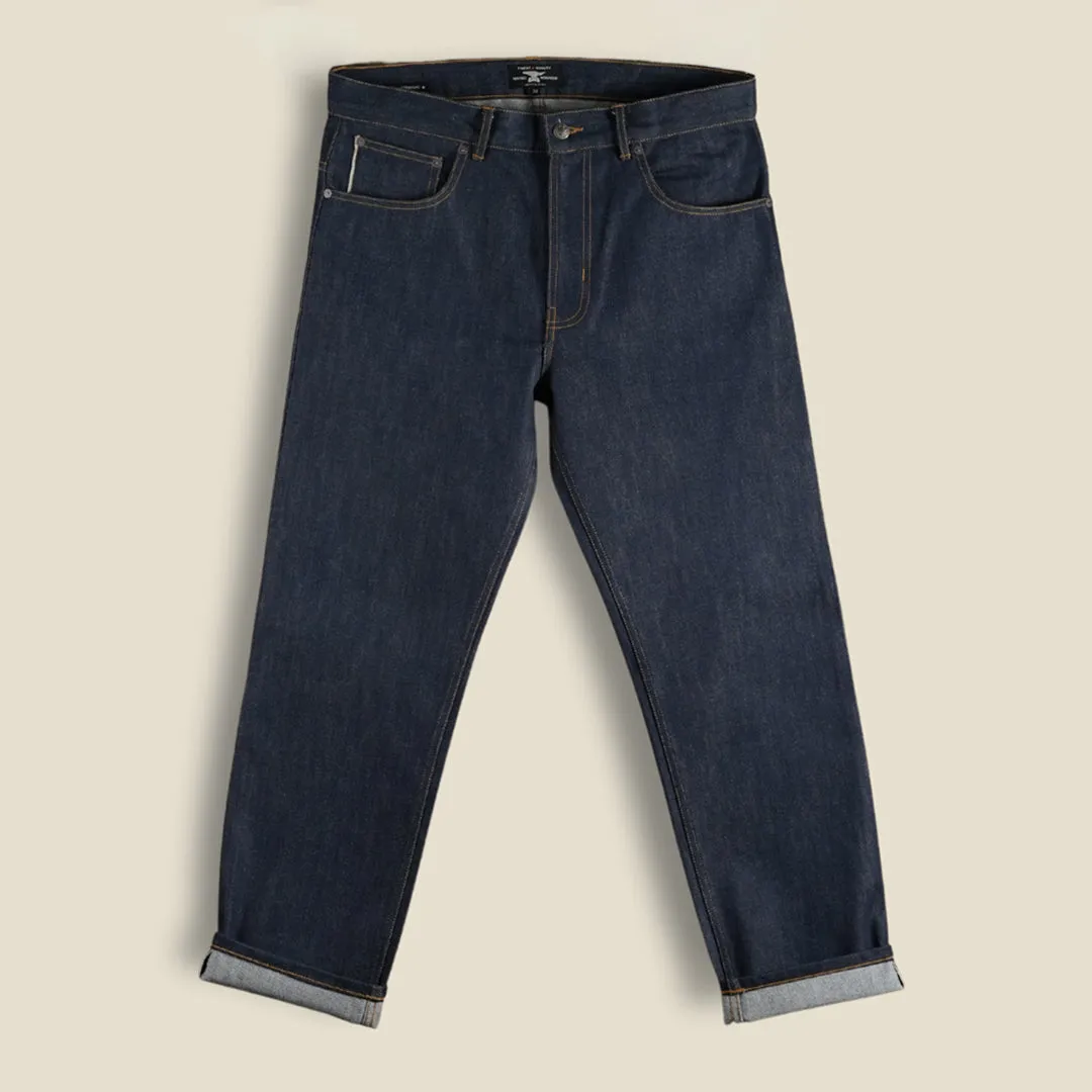 15 Oz Blue Blood Five Pocket 2.0 Selvedge Denim For Men ( Slim Straight) sold by Craft and Glory
