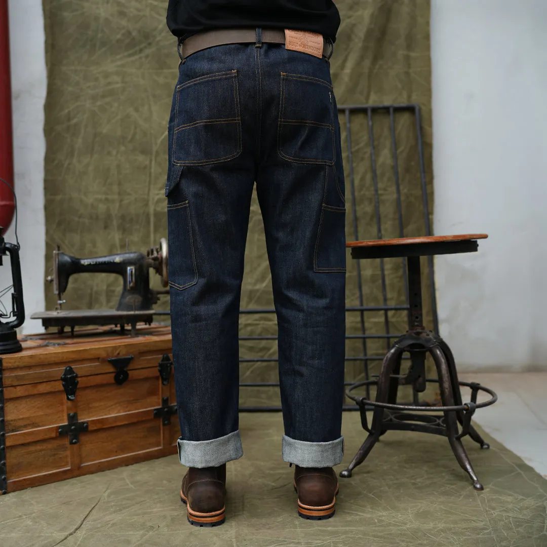 15 Oz Blue Blood Double Knee Carpenter 2.0 Selvedge Denim For Men ( True Straight) sold by Craft and Glory product image thumbnail 5