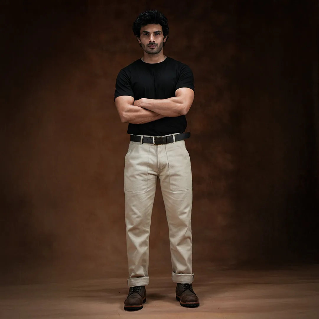Fatigue Pants Arctic Wolf 12 Oz Cotton Twill For Men (True Straight) sold by Craft and Glory product image thumbnail 3