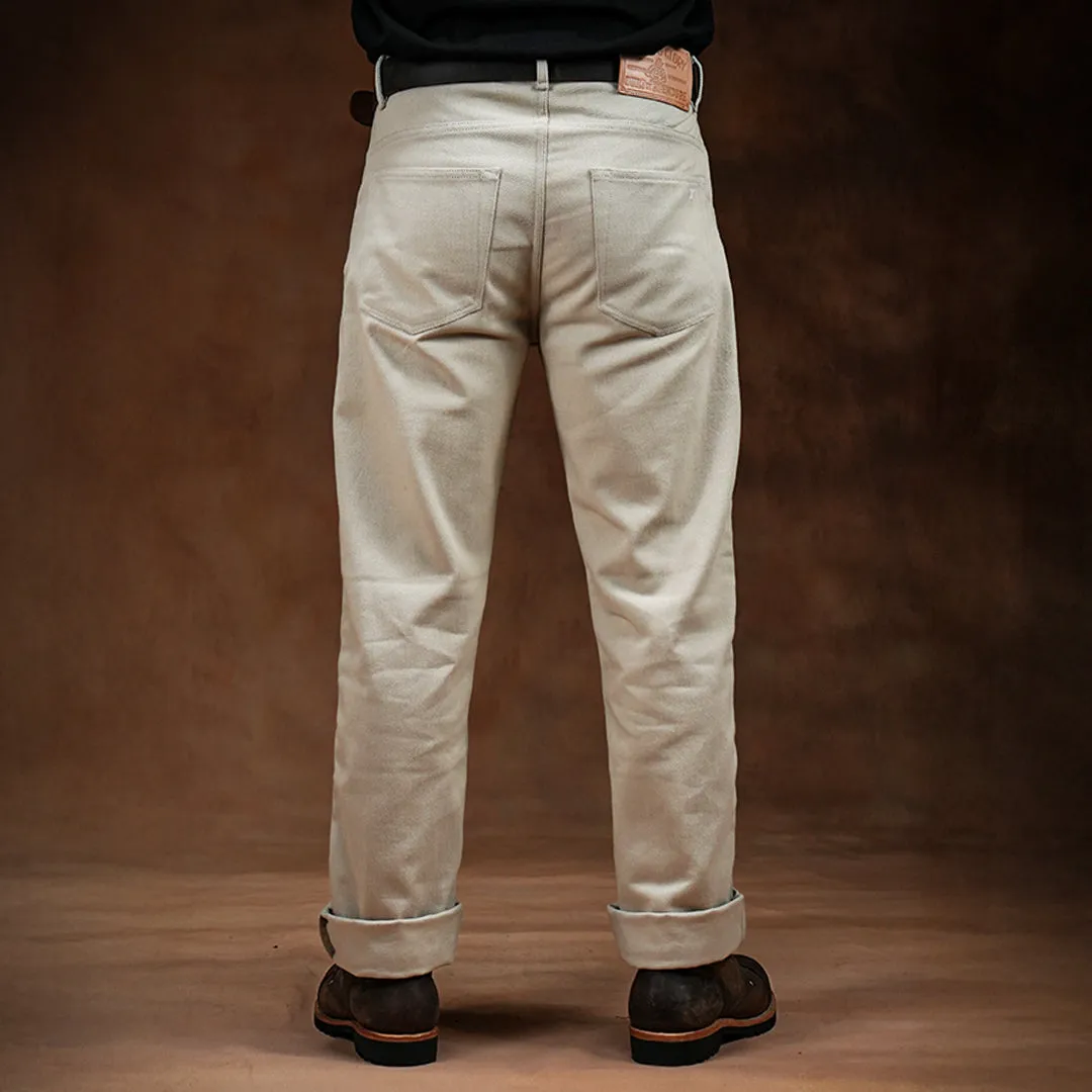 Five Pocket Arctic Wolf 12 Oz Cotton Twill Pants For Men (True Straight) sold by Craft and Glory product image thumbnail 4