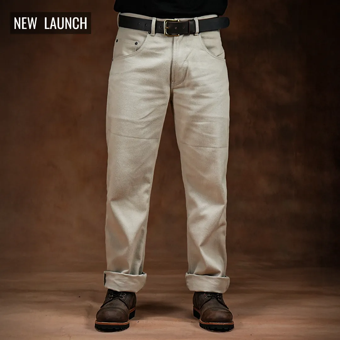 Five Pocket Arctic Wolf 12 Oz Cotton Twill Pants For Men (True Straight) sold by Craft and Glory