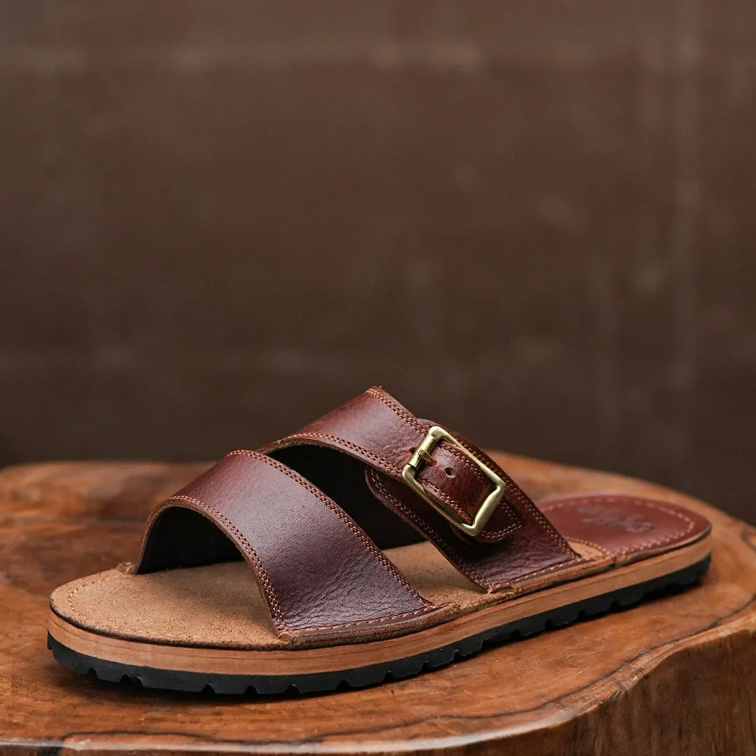 Harbor Slides (Saddle Tan) sold by Craft and Glory product image thumbnail 3