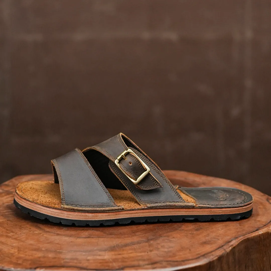 Harbor Slides (Vintage Brown) sold by Craft and Glory product image thumbnail 4
