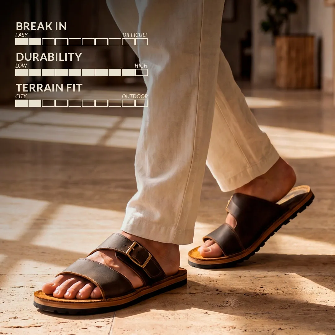 Harbor Slides (Vintage Brown) sold by Craft and Glory product image thumbnail 2