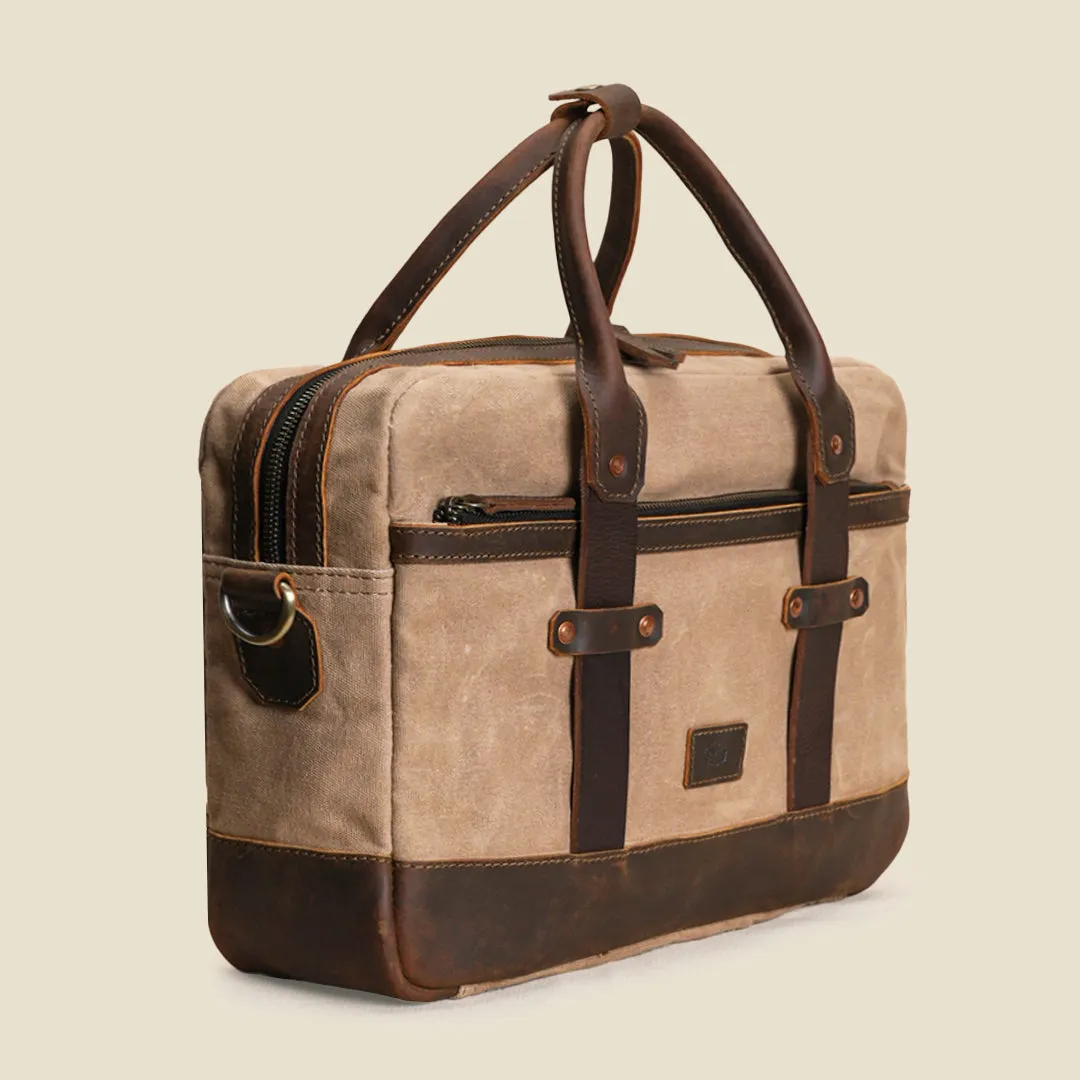 Heritage Briefcase ( Sandstorm ) sold by Craft and Glory product image thumbnail 5