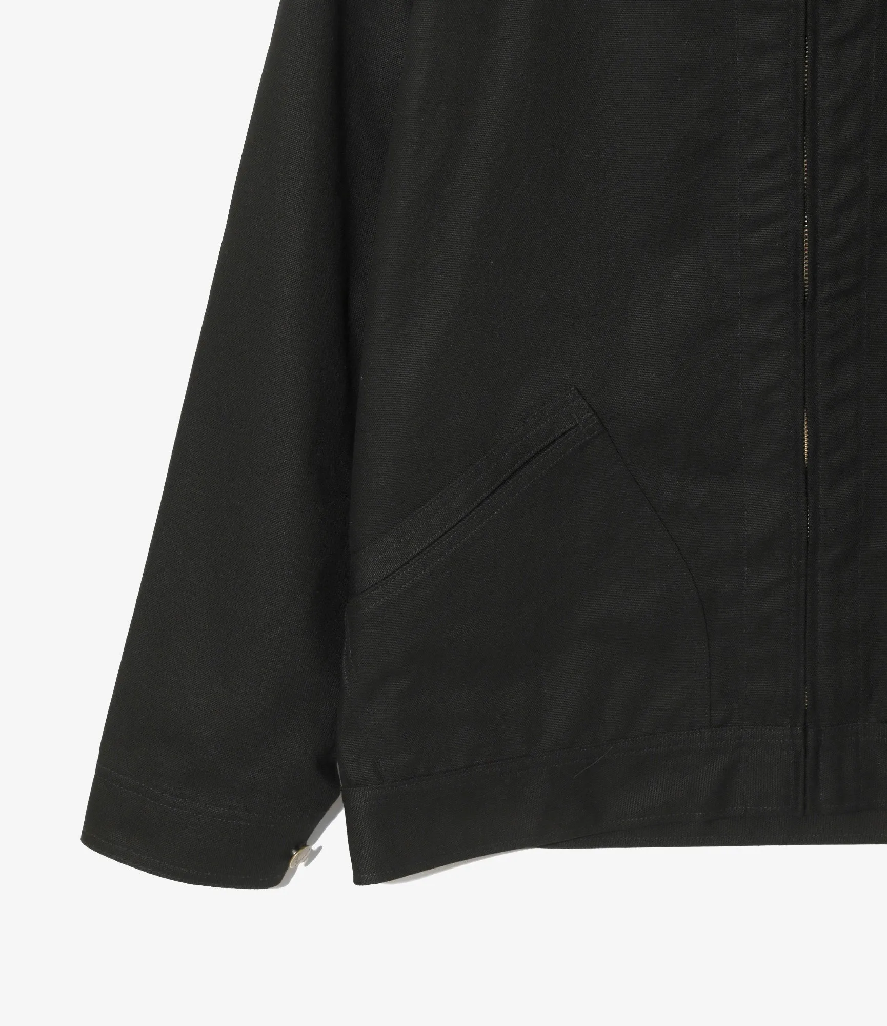 Work Jacket - Black - 11.5oz Cotton Canvas sold by Nepenthes New York product image thumbnail 3