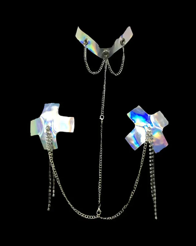 Body Chain Cross-Border Nipple Chain made by Avid Love