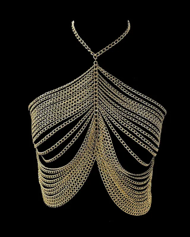 Metal Chain Tassel Party Body Chain made by Avid Love