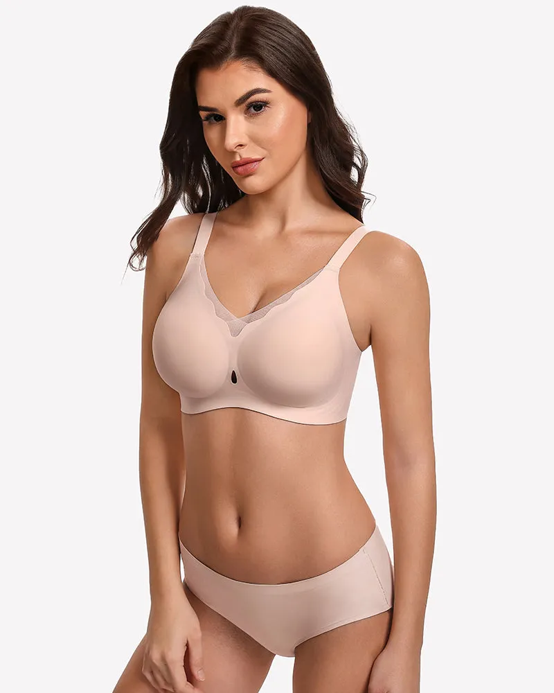 Wireless Wave Seamless Full Coverage Bra sold by Avid Love product image thumbnail 5