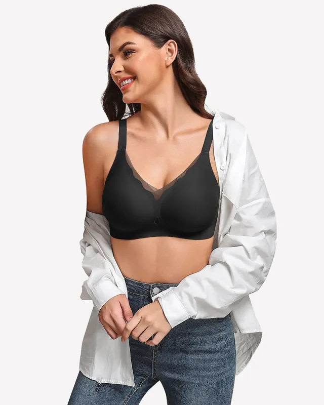 Wireless Wave Seamless Full Coverage Bra made by Avid Love