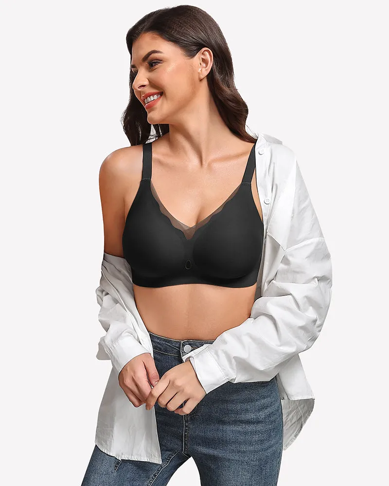Wireless Wave Seamless Full Coverage Bra sold by Avid Love