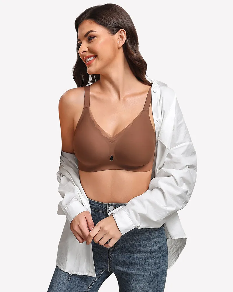 Wireless Wave Seamless Full Coverage Bra sold by Avid Love product image thumbnail 4