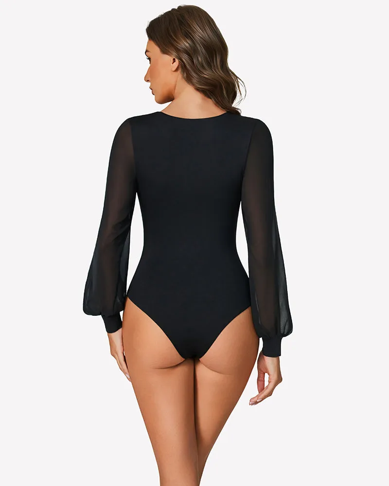 Puff Long Sleeve Bodysuit Leotards sold by Avid Love product image thumbnail 3