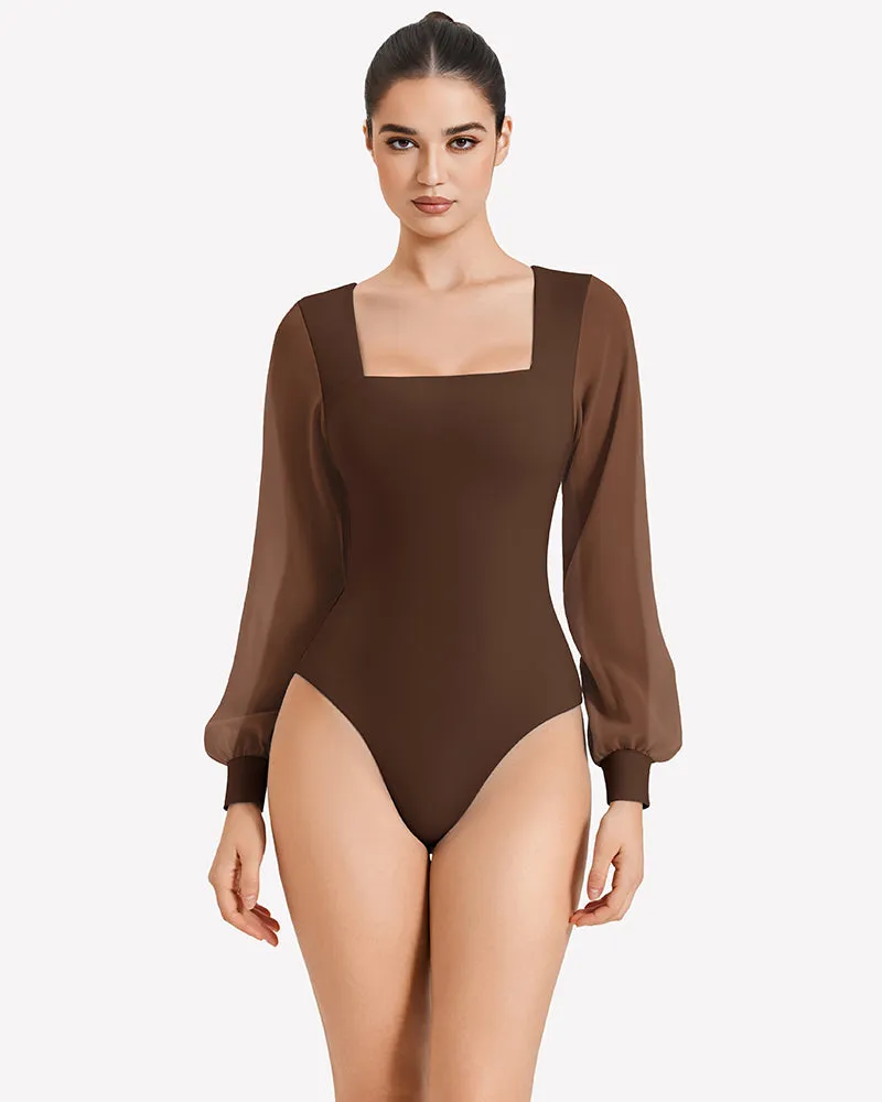 Puff Long Sleeve Bodysuit Leotards sold by Avid Love product image thumbnail 5