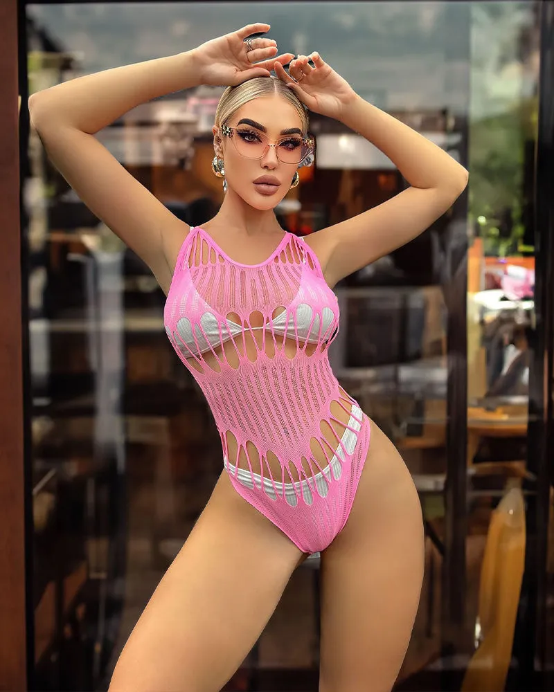 Glow In The Dark Stretch Bodysuit sold by Avid Love product image thumbnail 3