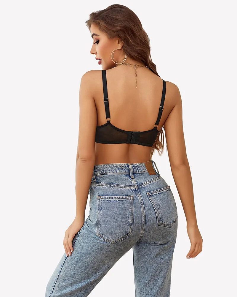 Lace Underwire Unlined Bra sold by Avid Love product image thumbnail 4