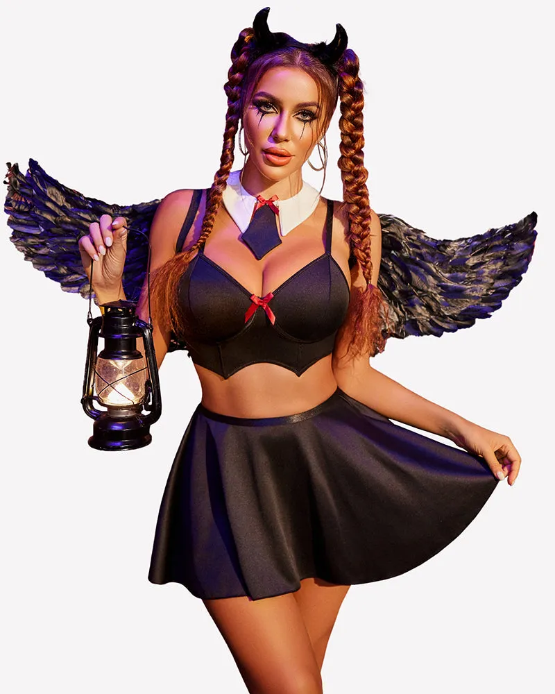 4 Pieces Lingerie Sets Student Costume sold by Avid Love product image thumbnail 4