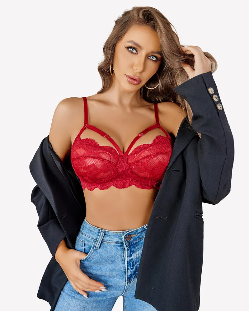 Lace Bra and Panty Sets 2 Piece Outfit sold by Avid Love product image thumbnail 3