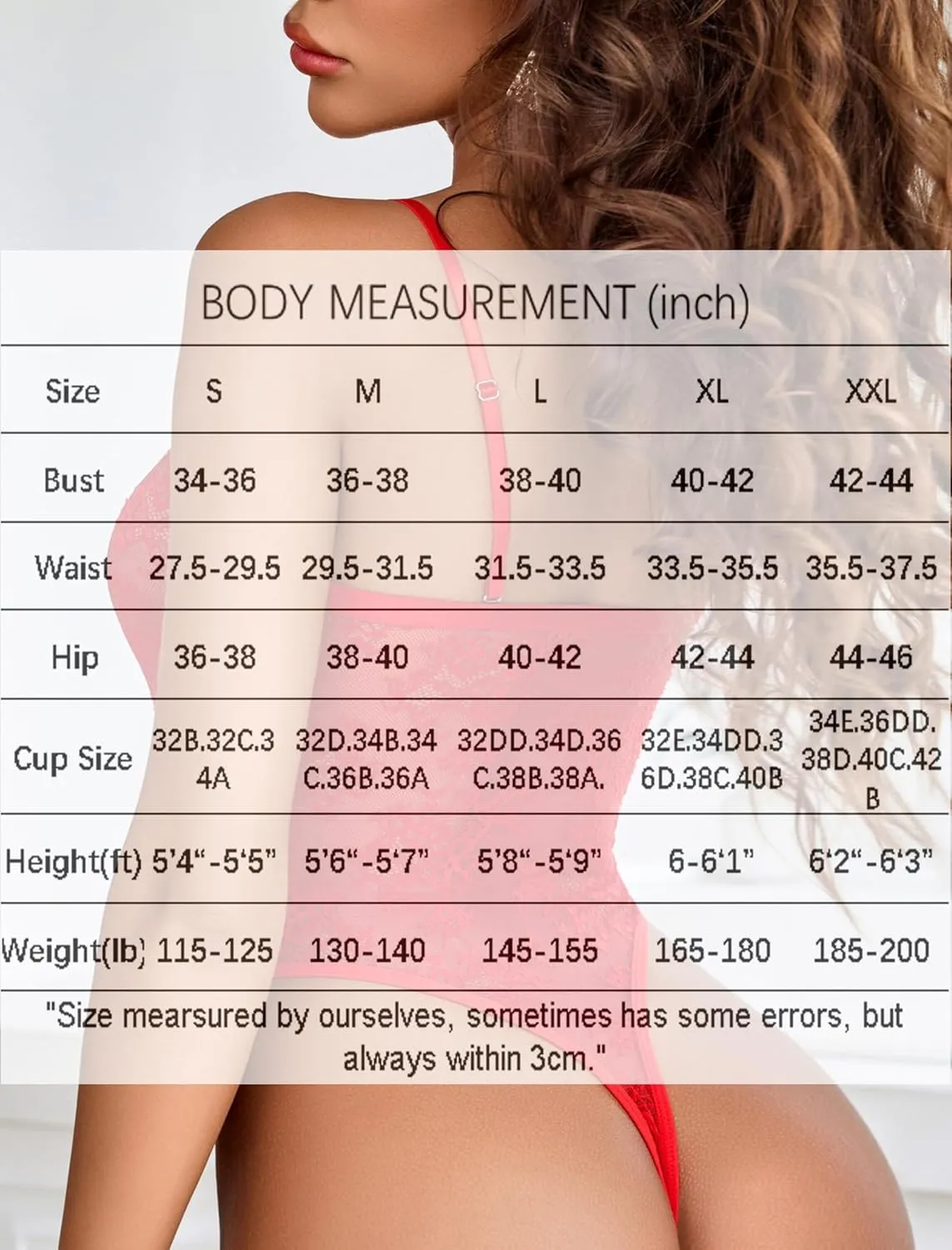 Deep V Teddy Hollow Out Bodysuit sold by Avid Love product image thumbnail 5