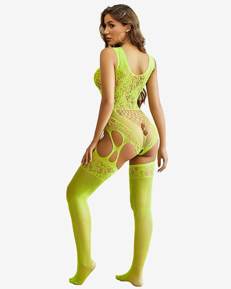 Fishnet Bodysuit Mesh Body Stockings sold by Avid Love product image thumbnail 3