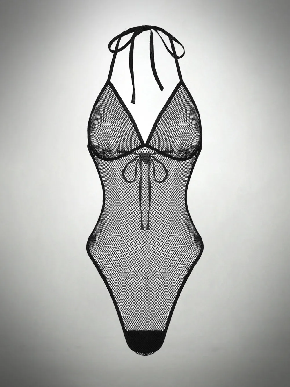 Halter Neck Backless Mini Bodysuit sold by Avid Love product image thumbnail 3