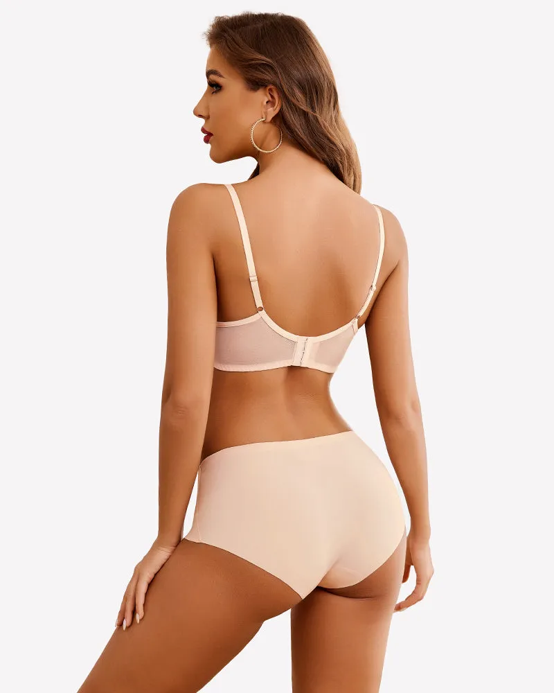 Lace Bralettes Demi Push Up Underwire Bra sold by Avid Love product image thumbnail 2