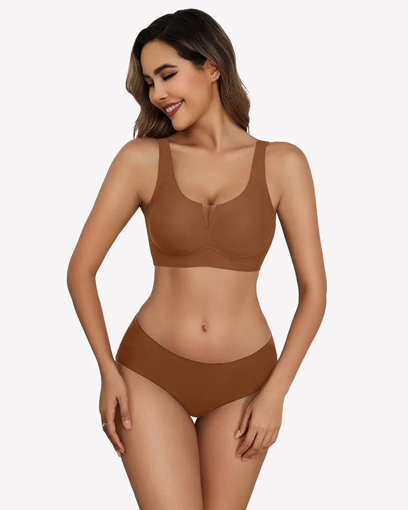 Seamless Deep V Comfort Bra sold by Avid Love product image thumbnail 5