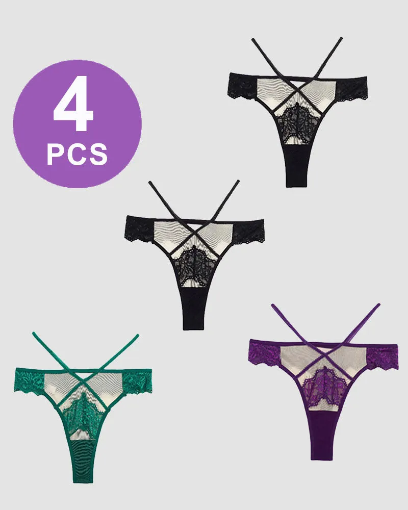 Lace Mid-Rise High Stretch Panties sold by Avid Love product image thumbnail 4